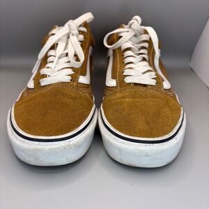 Vans Old Skool Bronze Brown Suede Canvas Skate Shoes Mens 7 Womens 8.5
